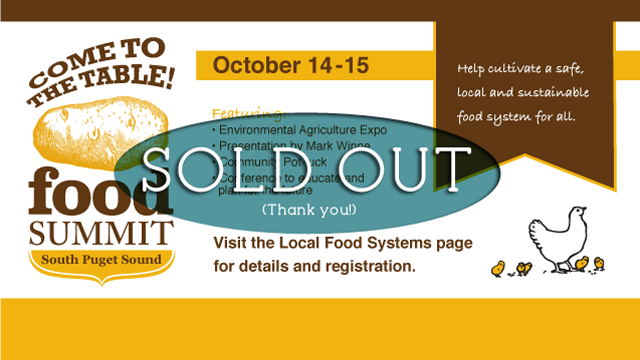 Food Summit Sold Out